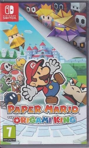 Paper Mario - The Origami King - Nintendo Switch Spil (A-Grade) (Brugt)